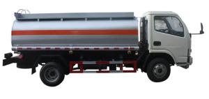 China 4×2 5 Cbm Fuel Tank Truck 150 - 250hp Horsepower wholesale