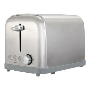 China 900W 120V Brushed Silver Stainless Steel Toaster Mechanical Timer Control wholesale