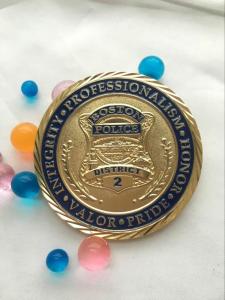 China Coin Manufacturer Souvenir Metal Custom Police Challenge Coin wholesale