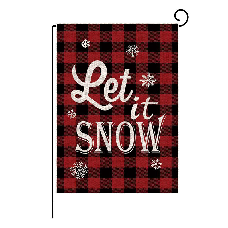 Colorful Holiday Decorative Garden Flags Height 93cm Sublimation Yard Flags
