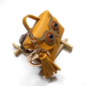 China OEM / ODM Lightweight Mini Leather Coin Purse Keychain wholesale