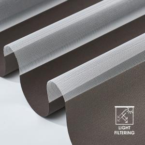 China 100% Polyester Blackout Horizontal Window Zebra Blind Fabric wholesale