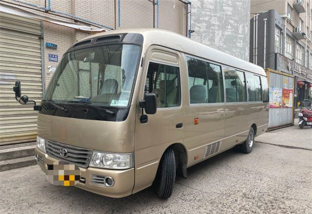 2005 Year 23 Seats Gasoline Used Toyota Coaster Bus Used Mini Coach Bus