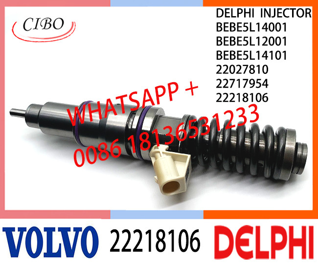 Fuel engine Diesel Injector 22218106 22027810 22717954 BEBE5L14001 BEBE5L12001 BEBE5L14101 E3.5 for VOVLO MD16 US14
