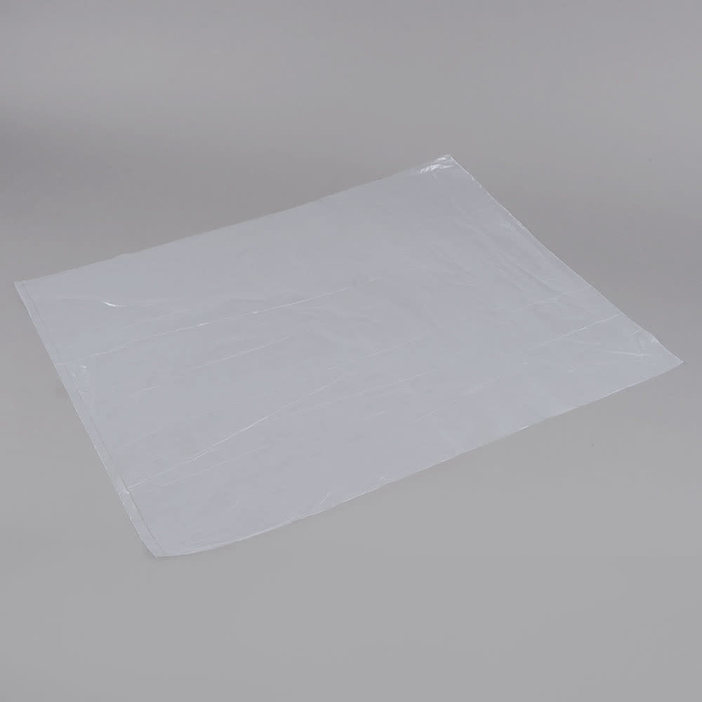 HDPE Material Plastic Flat Bags 18" X 24" Custom Printed For Supermarket