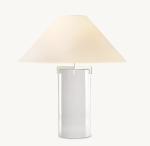 Hollow Cylindrical Base Minimalist Modern Study Table Lamp 110V-120V