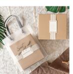 Rigid Cardboard Gift Packaging Box Square Hollowed Diamond Frosted Hand Candy