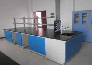 China PVC Handle College Classroom Furniture , High School Science Lab Tables wholesale