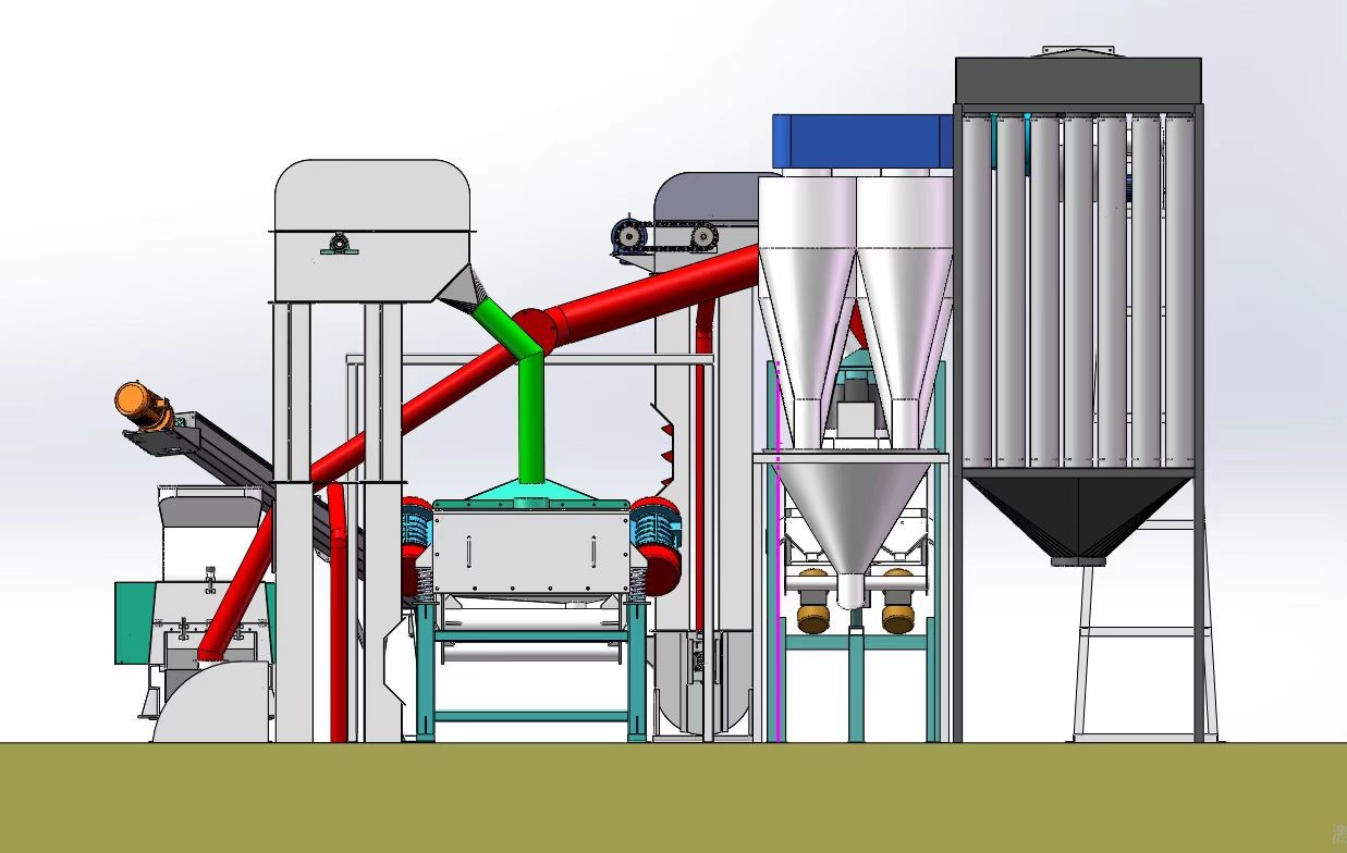 1t-2t/H Crushing Activated Charcoal Machine Activated Carbon Manufacturing Plant