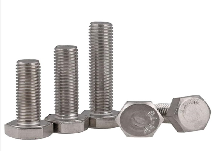 JIS M4 Stainless Steel Bolts 400MPa 4.6 Grade Bolts Sliver