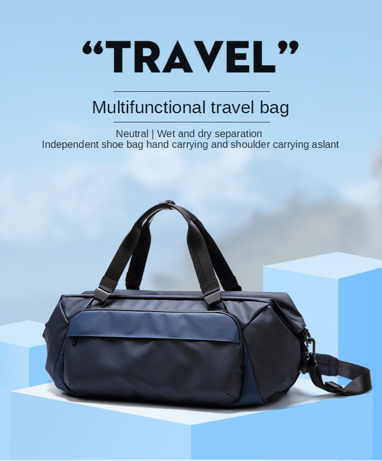 Waterproof Softback Outdoor Duffle Bag With Shoe Compartment 29L