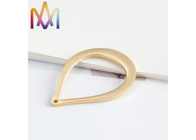 Unisex Colored Polished SUS Hollow Drop Pendant
