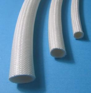 China With Silicone Coated Fiberglass Tubing , Silicone Cable Sleeve wholesale