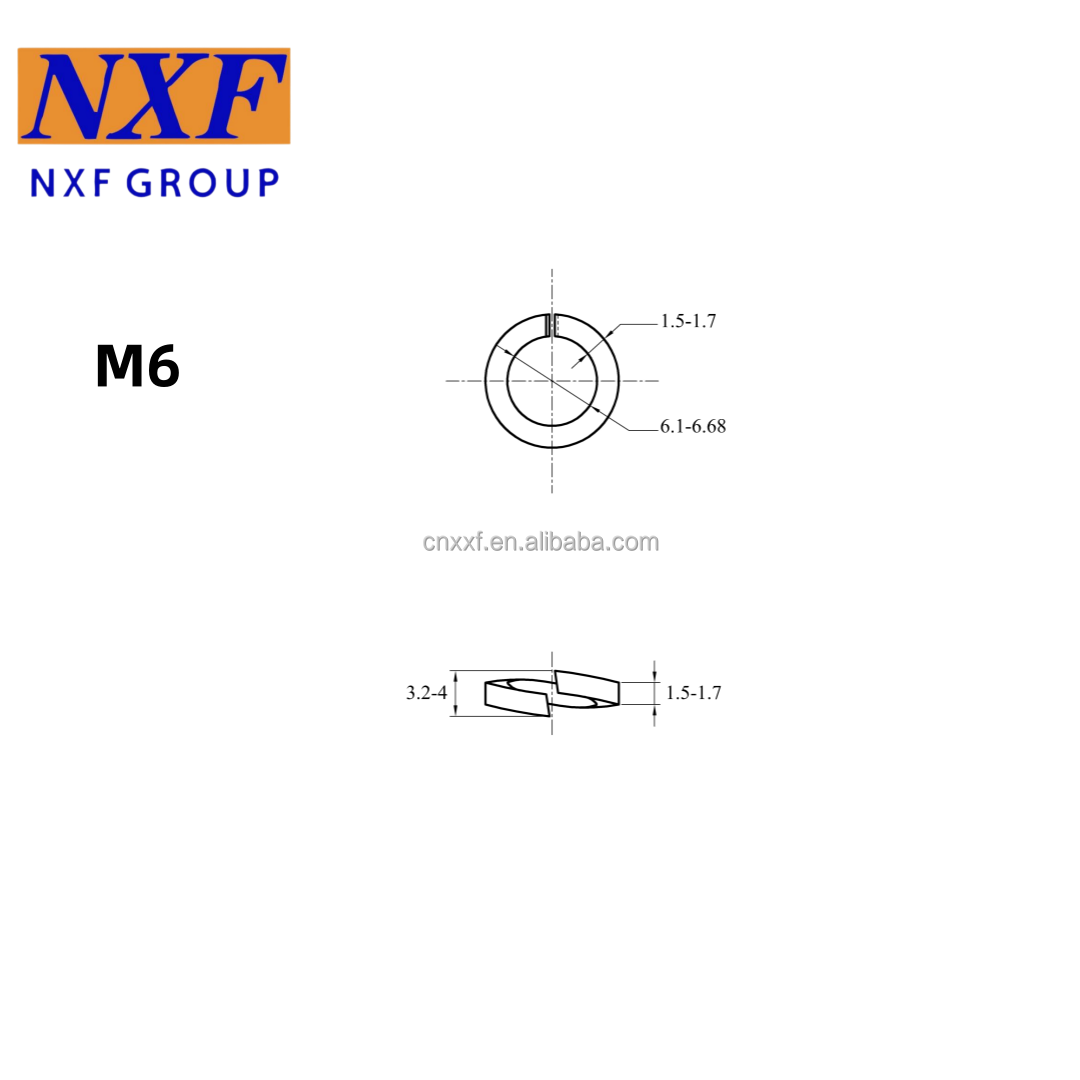 GB93 Standard NXF 2507 Flat Washer Duplex Stainless Steel Spring Washer for General Industry Performance Optimization