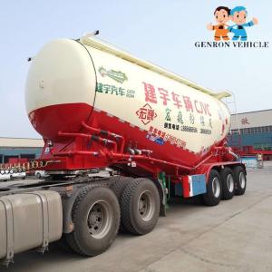 China Air Suspension 3 Axles Dry Bulk Tanker Trailer for Sale Export to Sudan, Somalia, Tanzania, Tunisia, Uganda, Zambia wholesale