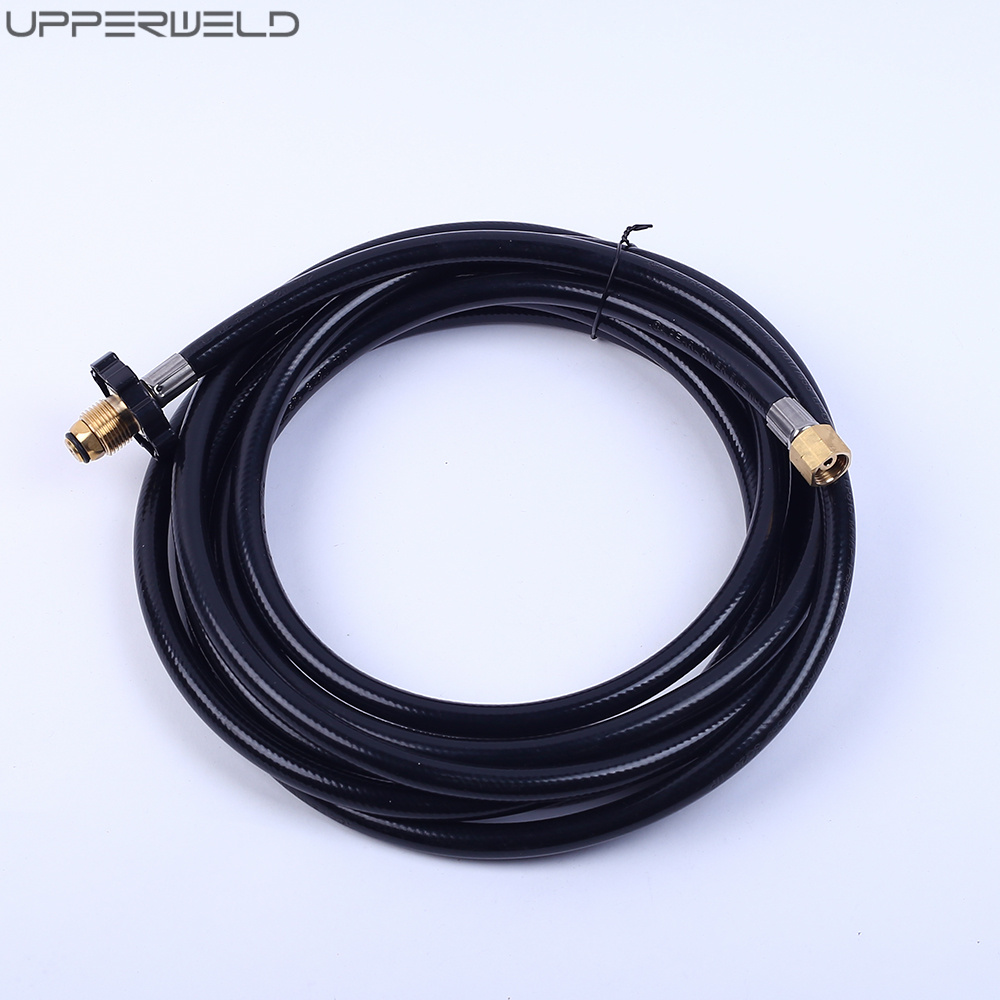 12ft Industrial LPG Propane Adapter with Quick Connect and 1/4 Inch Rubber Gas Hose