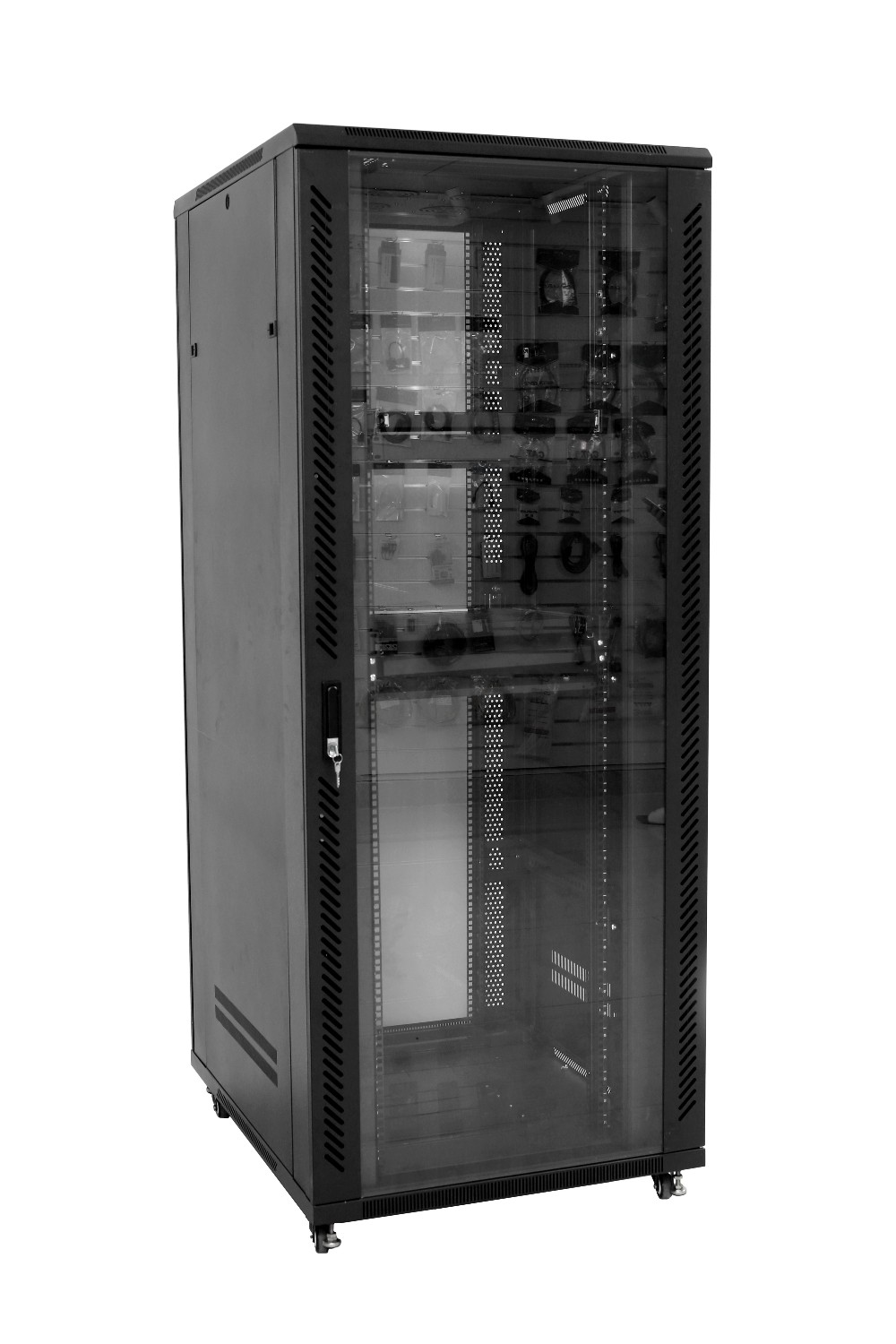 Reliable Structure Floor Standing Network Rack , Free Standing Network Rack 7 Heights