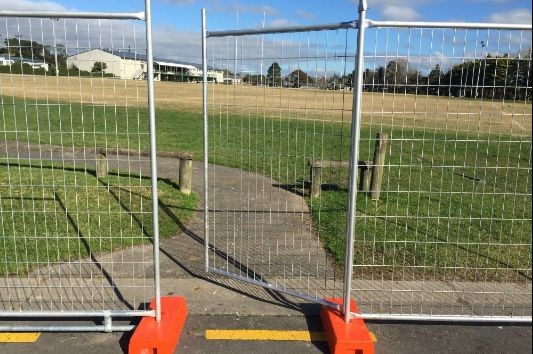 Australia Safety 3m Metal Construction Fence Panels With Feet