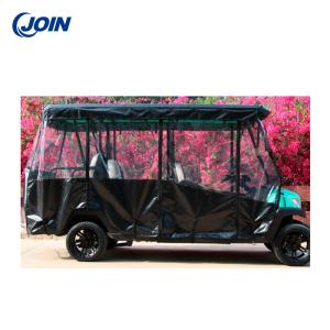 China Waterproof Golf Cart Rain Cover 6 Passenger Driving Enclosure wholesale