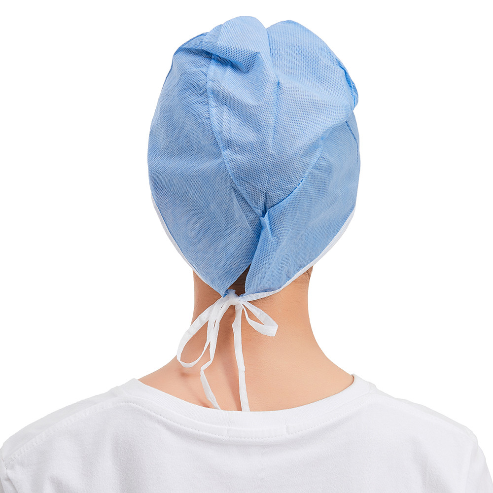 SMS Medical Non Woven Disposable Cap Blue 64x13cm