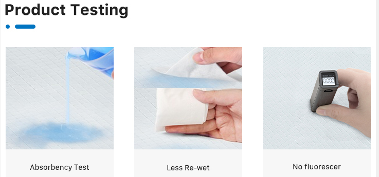 Disposable Nursing Change Underpad with 6Ply Breathable Absorbent Layer in White
