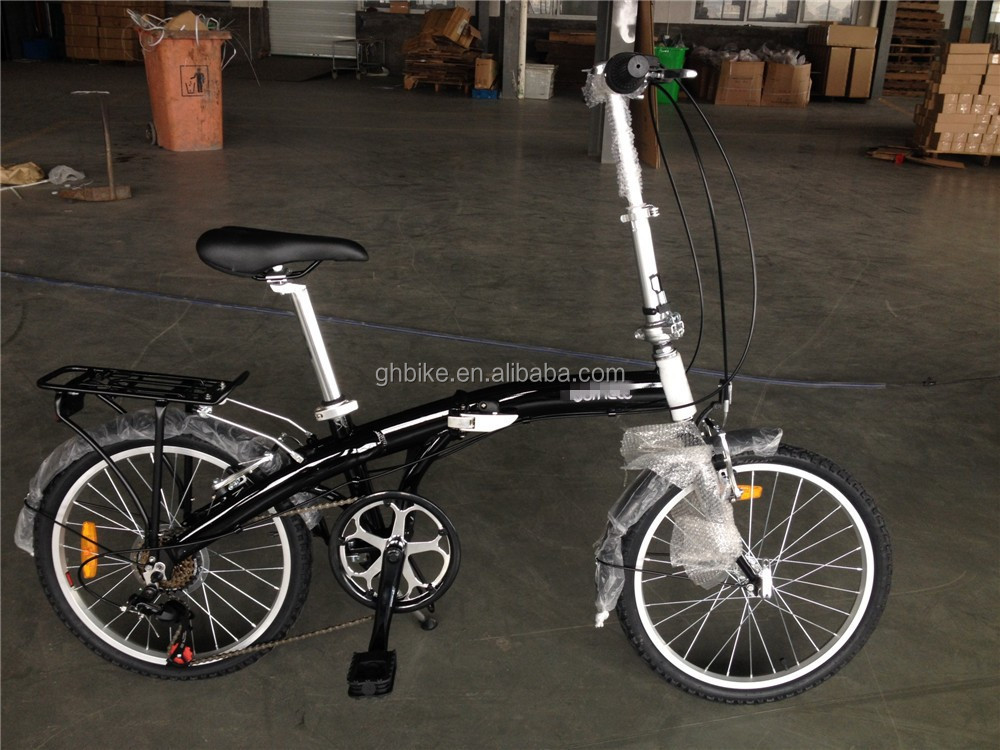 Folding Bicycle 20 Inch 7 Gear 6 Speed Hi Ten Steel Frame Aluminum Alloy Shimano Folding Bike 13KG