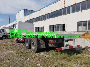 China Euro2 Left Hand Drive Flatbed Cargo Truck With 8000mm Length Bed wholesale
