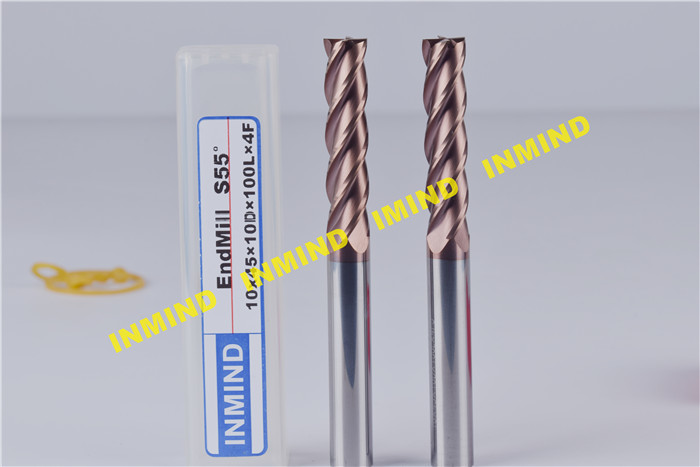 Cnc Machine Square CNC End Mill 0.5 - 0.6 Um Ultra Fine Grain Size