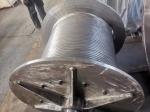 Alloy Steel 300m Grooved Cable Drum Tower Crane Electric