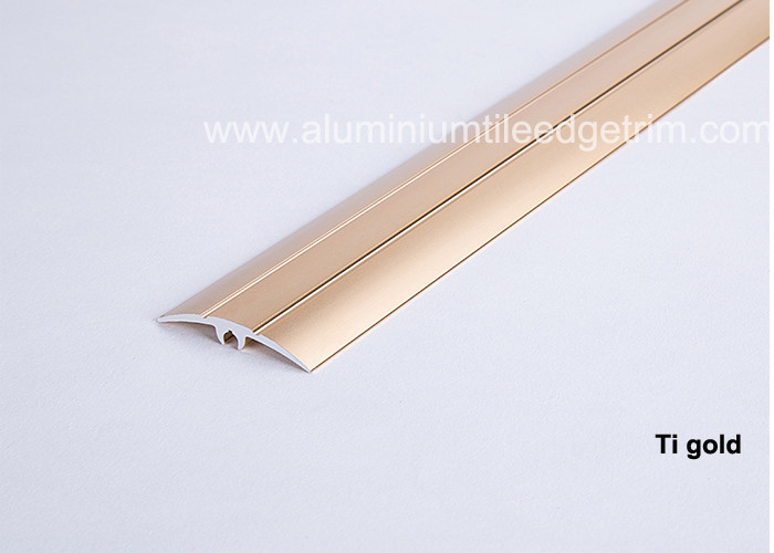 Modern Design Aluminium Floor Trims , Anodized Floor Tile Edge Trim For Steps