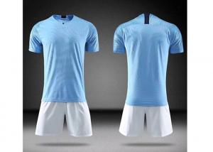 China Cheap price custom customer logo football jersey plain OEM soccer jersey on sale