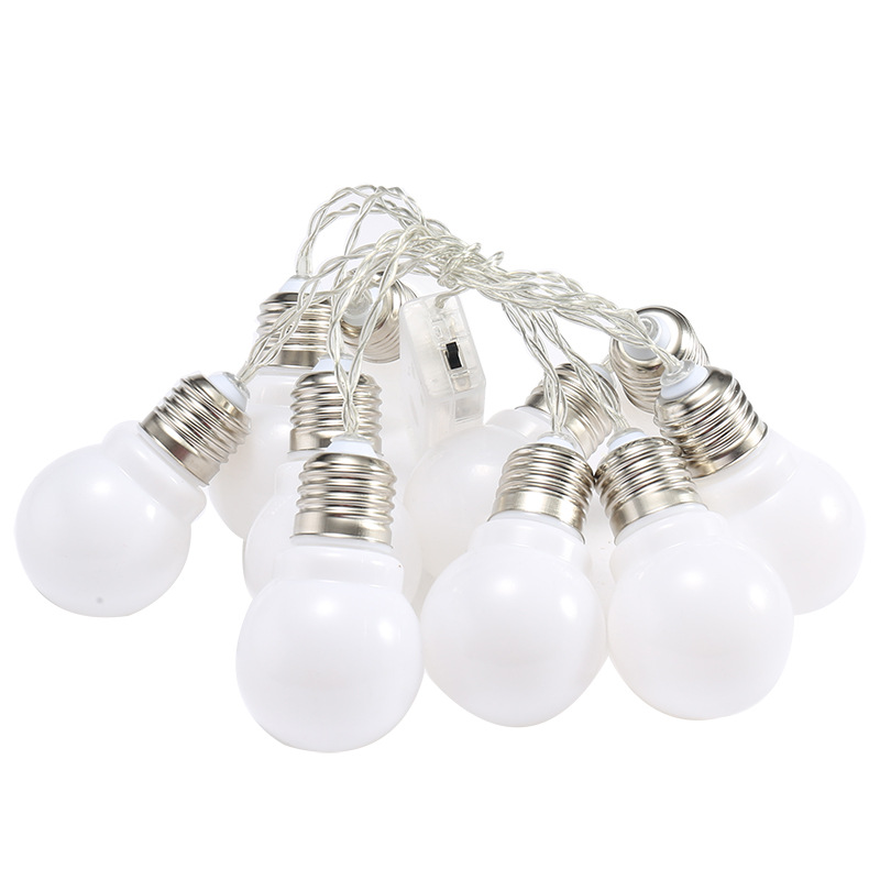 Battery LED string light Outdoor Warm White Fairy Lights Garland G50 Bulbs Garden Patio Wedding Christmas Decoration Lighting