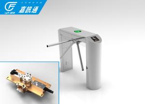 China Rfid Access Control Vertical Tripod Turnstile 304 Stainless Steel Channel Width 550 -- 600mm wholesale