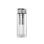 240ml Insulated Glass Tea Water Bottle Flask With Infuser