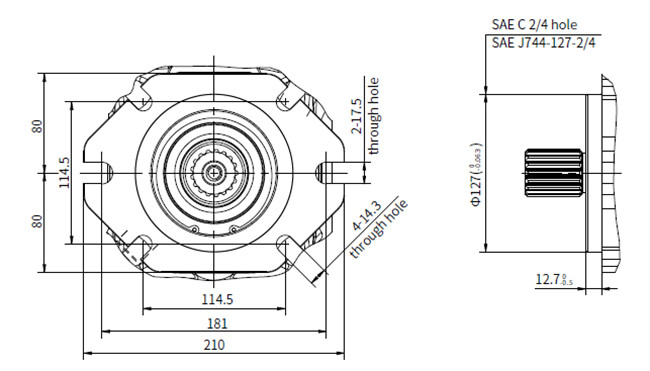 High Pressure Axial Piston Hydraulic Motor Variable Displacement Pump HP5V SERIES