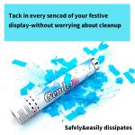 Compressed Air Biodegradable Gender Reveal Poppers Flameproof Party Confetti