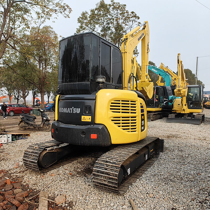 Japanese Original Used Mini Hydraulic Excavator Komatsu PC55 28.5KW Rated Power