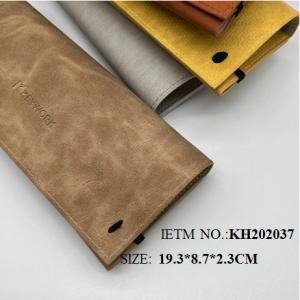 China Custom Logo Soft Leather Eyeglass Case Luxury Sunglasses Bag Eco Friendly wholesale