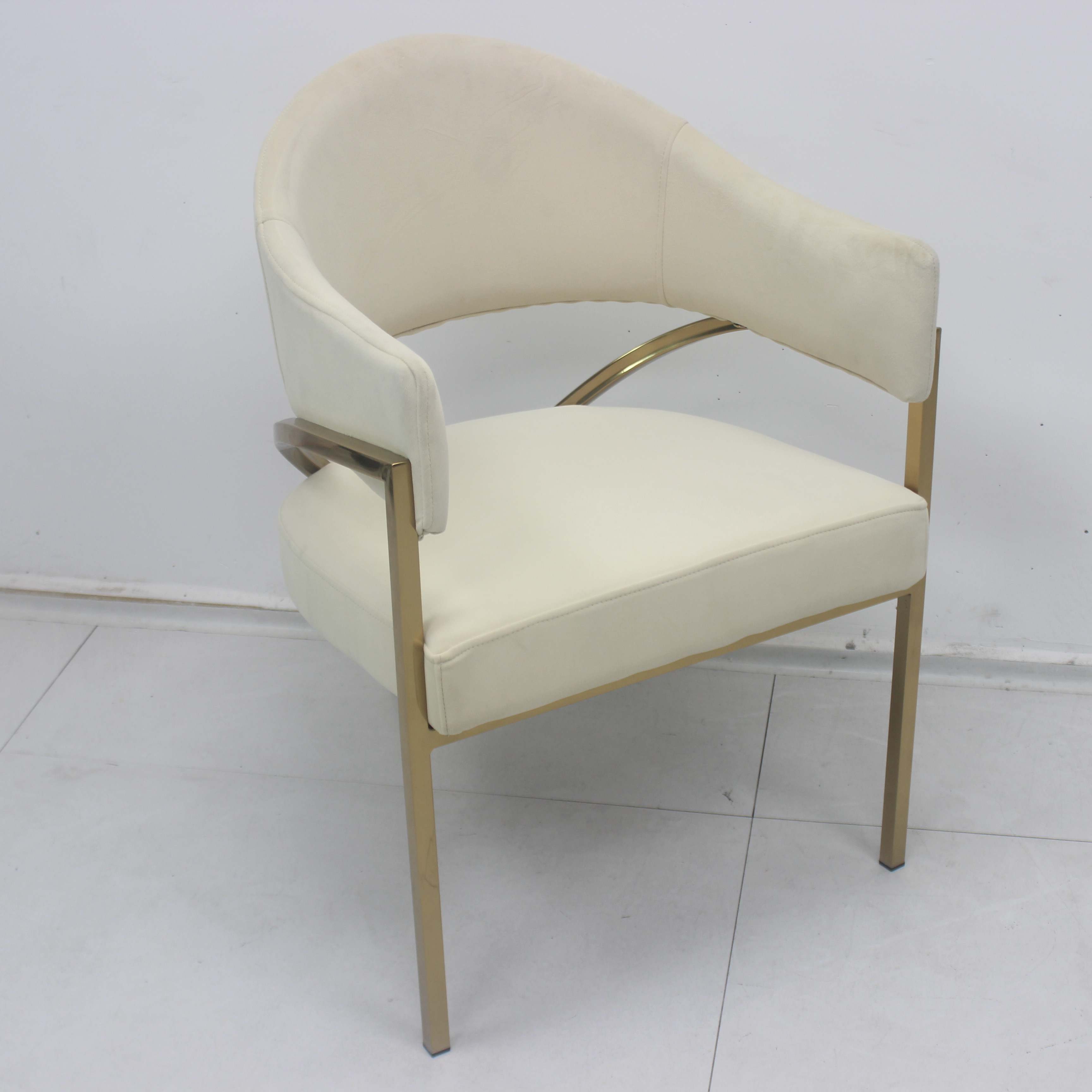 Nordic Leisure Rocking Chair Cloth Pearl Cotton With Free Stool Technology