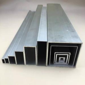 China Decoiling Aluminum Alloy Tube 6mm 2 Inch Aluminum Square Tubing wholesale