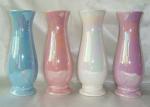 Kitchen Decoration Handmade Flower Pot , Pearlized Finishing Ceramic Flower Vase