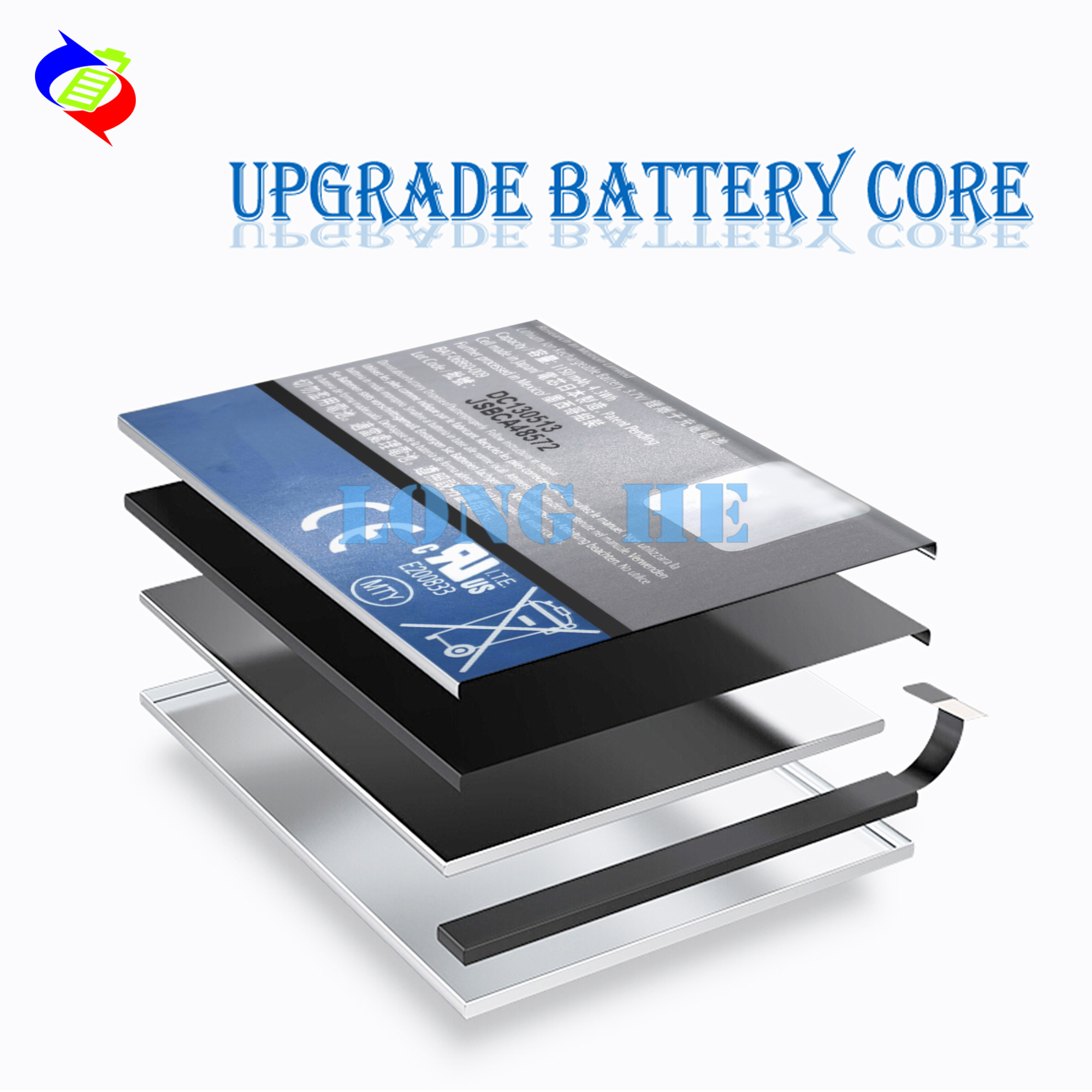 1150mAh Li-ion Rechargeable Extended Cell Phone Battery for Blackberry C-S2 9360 Z10 Q10