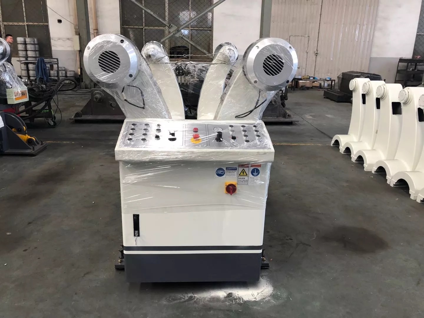 380 V Hydraulic Shaftless Paper Mill Roll Stand for Corrugated Cardboard Production Line