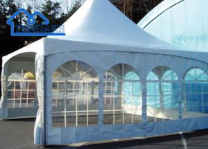 China Customized Aluminum Alloy Frame Pvc Waterproof Pagoda Tent For Outdoor Event Party Camping wholesale