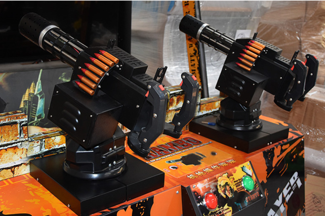 Shopping mall arcade shooting gun video simulator console shooting gun games machines
