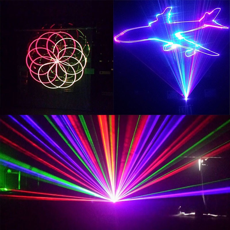 DMX512 Auto Run Rgb Animation Laser Projector , Animation Laser Light Machine