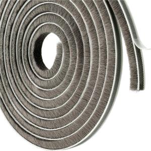 China Sliding Sash Wool Pile Weather Stripping Self Adhesive Anti Collision wholesale