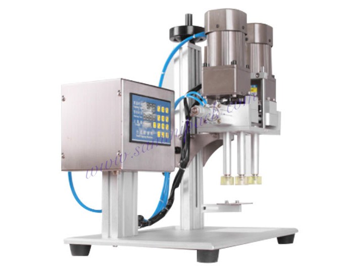 Tabletop Semi Automatic Bottle Capping Machine For Spray Nozzle Cap
