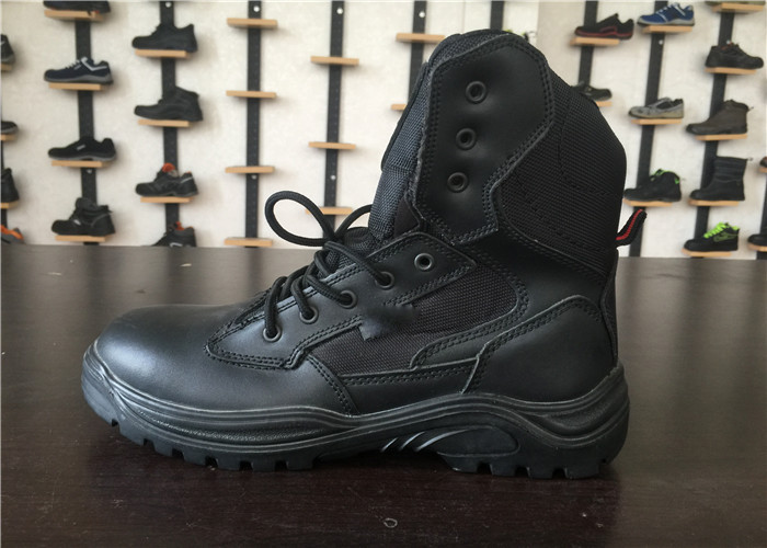 Anti Static Ankle Support Work Boots Deep Zipper Design For Industrial Work