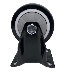 China 5 Inch TPE Black Tread Rigid Industrial Caster wholesale